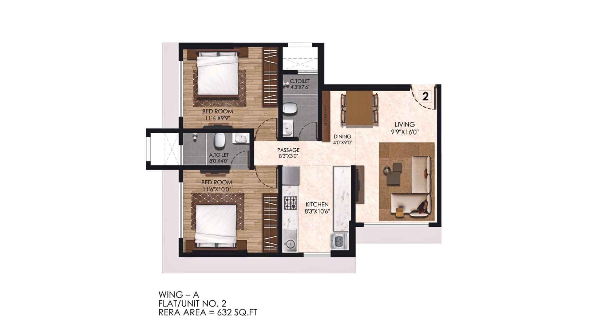 Atul-Horizon-Floor-Plan-Wing-A-632-Sqft